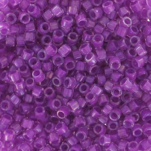 Miyuki Delica 11/0 DB0073 - Magenta Lined Crystal AB x8g