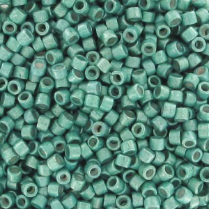 Miyuki Delica 11/0 DB1183 - Galvanized Semi Mat Dark Aqua x8g