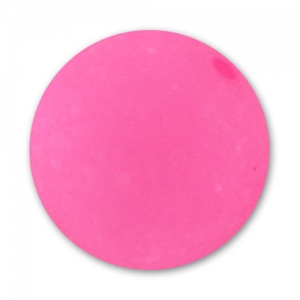 Perle ronde Polaris Dépolie 20 mm Rose Fluo x1