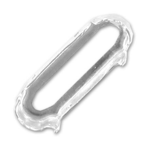 Serti griffe pour cabochon PureCrystal 4161 21x7 mm en Argent 925 x1