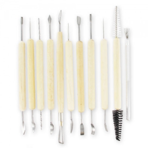 Set de 11 accessoires de modelage pour pâte polymère