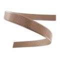 Lacet cuir 10 mm Marron clair x30cm