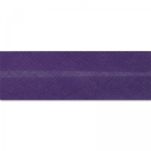 Biais en polycoton 20 mm Violet x 1m