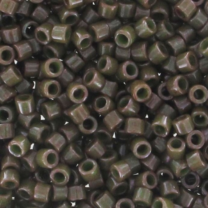 Miyuki Delica 11/0 DB0657 - Dyed Opaque Olive Drab x8g
