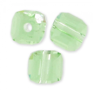Cubes 8 mm Chrysolite x5