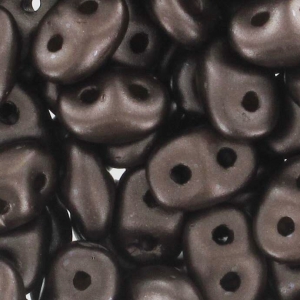 SuperDuo 2,5x5 mm Pastel Bronze x10g