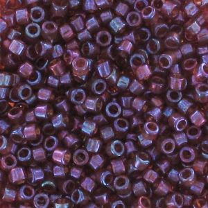 Miyuki Delica 11/0 DB0104 - Claret Rainbow Gold Luster x8g