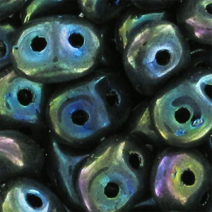 SuperDuo 2,5x5 mm Iris Green x10g