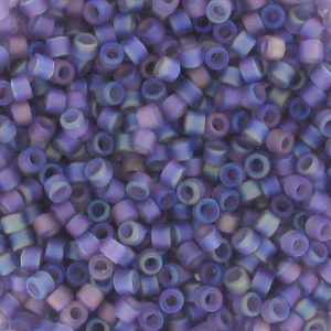 Miyuki Delica 11/0 DB0870 - Mat Transparent Light Amethyst AB x8g