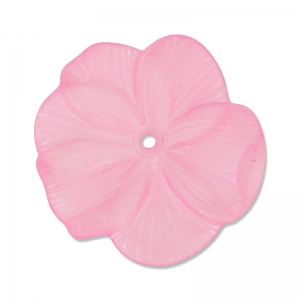 Fleur Pensée 30 mm Rose Frosted