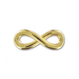 Intercalaire infini 15x6 mm Doré à l'or fin x1