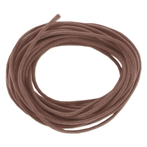 Coton ciré 1,5 mm Marron x4,95 m