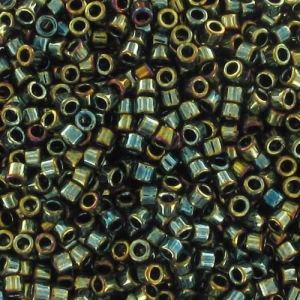 Miyuki Delica 11/0 DB0024 - Metallic Olive Green Iris x8g