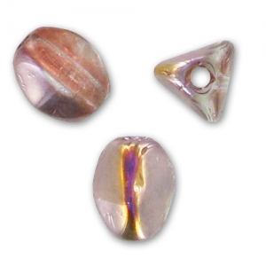 Perles en verre tchèque Pinch Beads 5x3 mm Crystal Sliperit x50