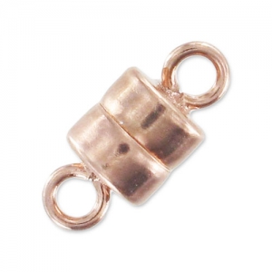 Fermoir aimanté 4 mm en Rose Gold Filled (or laminé)  x1