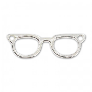 Intercalaire lunettes 2 trous 17 mm en Argent 925 x1