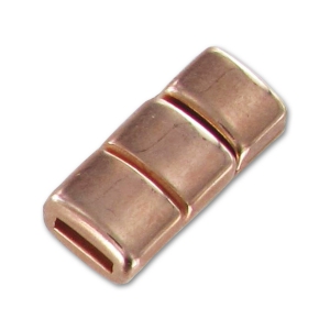 Fermoir aimanté pour lacet 5 mm doré rose x1