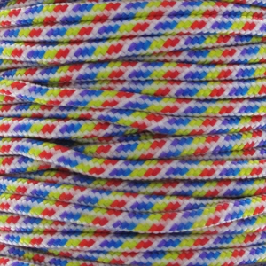 Cordon Paracorde -corde de parachute- 2 mm Multicolore x1m