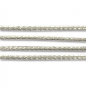 Fil élastique gainé 1 mm Argenté x 4m