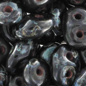 SuperDuo 2,5x5 mm Jet Picasso x10g