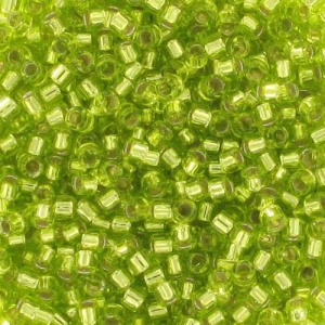 Miyuki Delica 11/0 DB0147 - Silver Lined Chartreuse x8g