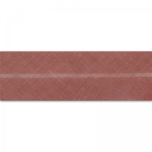 Biais en polycoton 20 mm Vieux Rose x 1m
