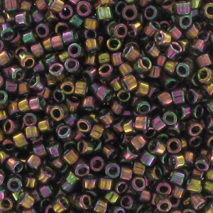 Miyuki Delica 11/0 DB0127 - Forest Green Rainbow Gold Luster x8g