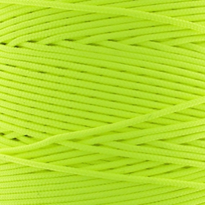 Fil de jade / Fil nylon tressé 1,1 mm Jaune Fluo x1m
