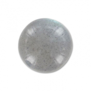 Rondes semi-percées  8 mm Labradorite x2