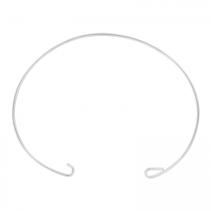 Bracelet jonc à décorer 18 cm en Argent 925 x1