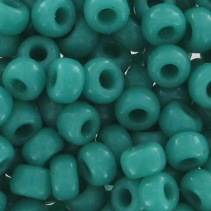 Rocaille Miyuki 8/0 412 - Opaque Turquoise Green x8g