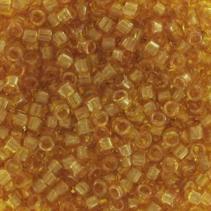Miyuki Delica 11/0 DB0118 - Transparent Saffron Luster x8g