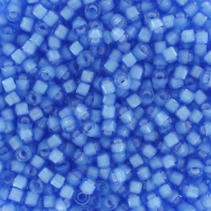 Miyuki Delica 11/0 DB1784 - Sapphire AB Lined White x8g