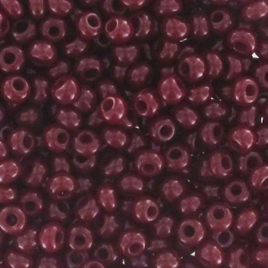 Preciosa Perles rocailles 11/0 2 mm - Bordeaux Opaque x20g