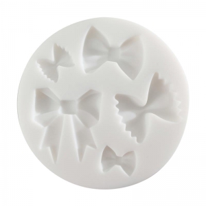 Mini moule silicone pour pâte polymère et pâte de métal Noeuds