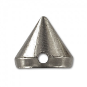 Cônes à coudre en résine CCB  8 mm black nickel x6