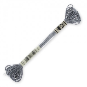 Fil à broder DMC Mouliné Effet Lumière Dark Silver (E317) x8m
