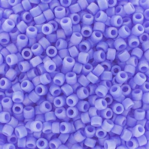 Miyuki Delica 11/0 DB0881 - Mat Opaque Periwinkle AB x8g