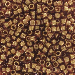 Miyuki Delica 11/0 DB0115 - Dark Topaz Gold Luster x8g