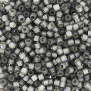 Miyuki Delica Duracoat 11/0 DB2185 - Alabaster Silver Line Dyed Acacia x8g