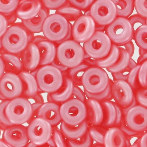 O Bead 4 mm Pastel Light Coral x5g