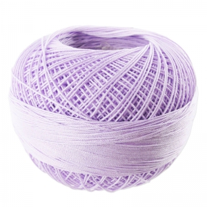 Fil de coton Lizbeth taille 40 Light Purple Iris n°646 x274m
