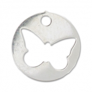 Breloque papillon 10 mm en Argent 925 x1