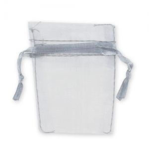 Sachets Organza 50x70 mm Gris x20