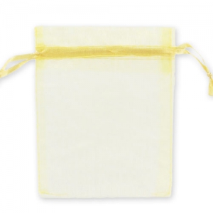 Sachets Organza 120x100 mm - Jaune x20