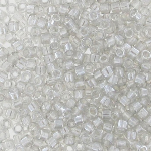 Miyuki Delica 11/0 DB1231 - Transparent Gray Mist Luster x8g