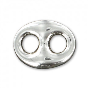 Intercalaire grain de café 15x12 mm en Argent 925 x1
