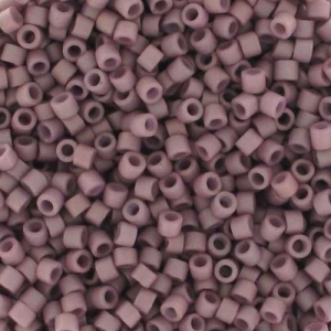 Miyuki Delica 11/0 DB0379 - Mat Opaque Dusty Mauve Luster x8g