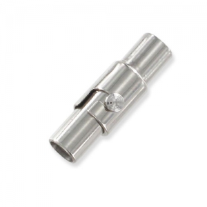 Fermoir aimanté à baïonette pour cordon 3 mm en Acier inoxydable x1