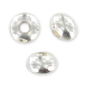 Perles Intercalaires 4,4x2,9 mm en Argent 925 x10